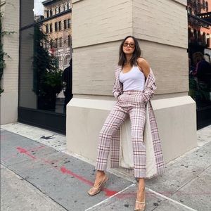 Song of style plaid opal pants trouser